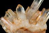 Tangerine Quartz Crystal Cluster - Madagascar #58868-2